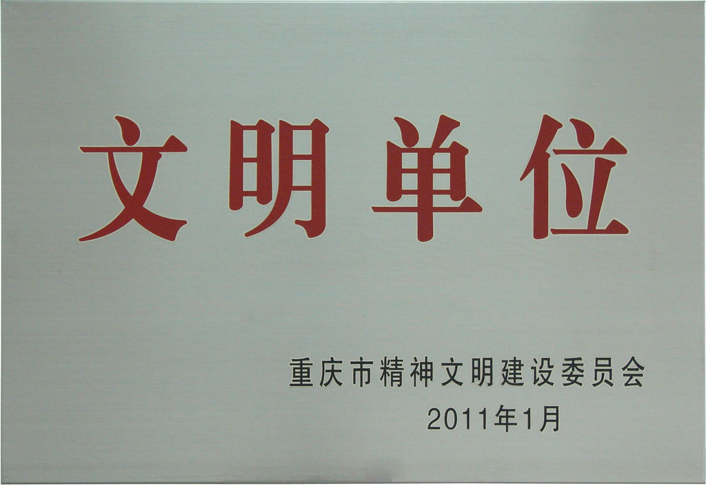 重庆市精神文明建设委员会文明单位